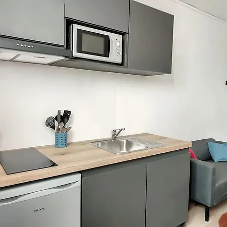 Stud' Extra Cosy 2 Pers Gare Wifi 아파트 생캉탱